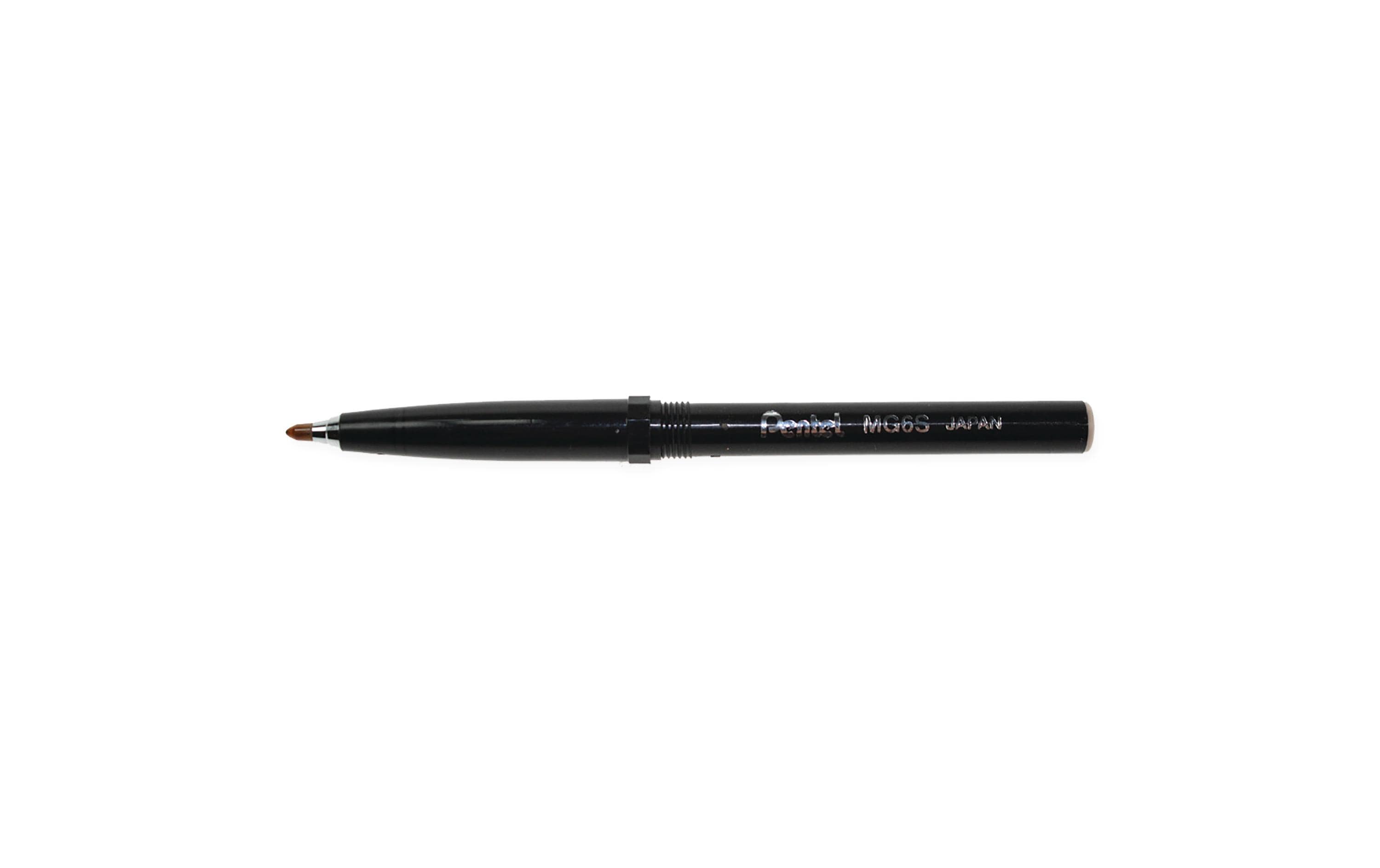 Pentel Roller-Patrone MG6S schwarz, 0,6 mm, 1 Stück