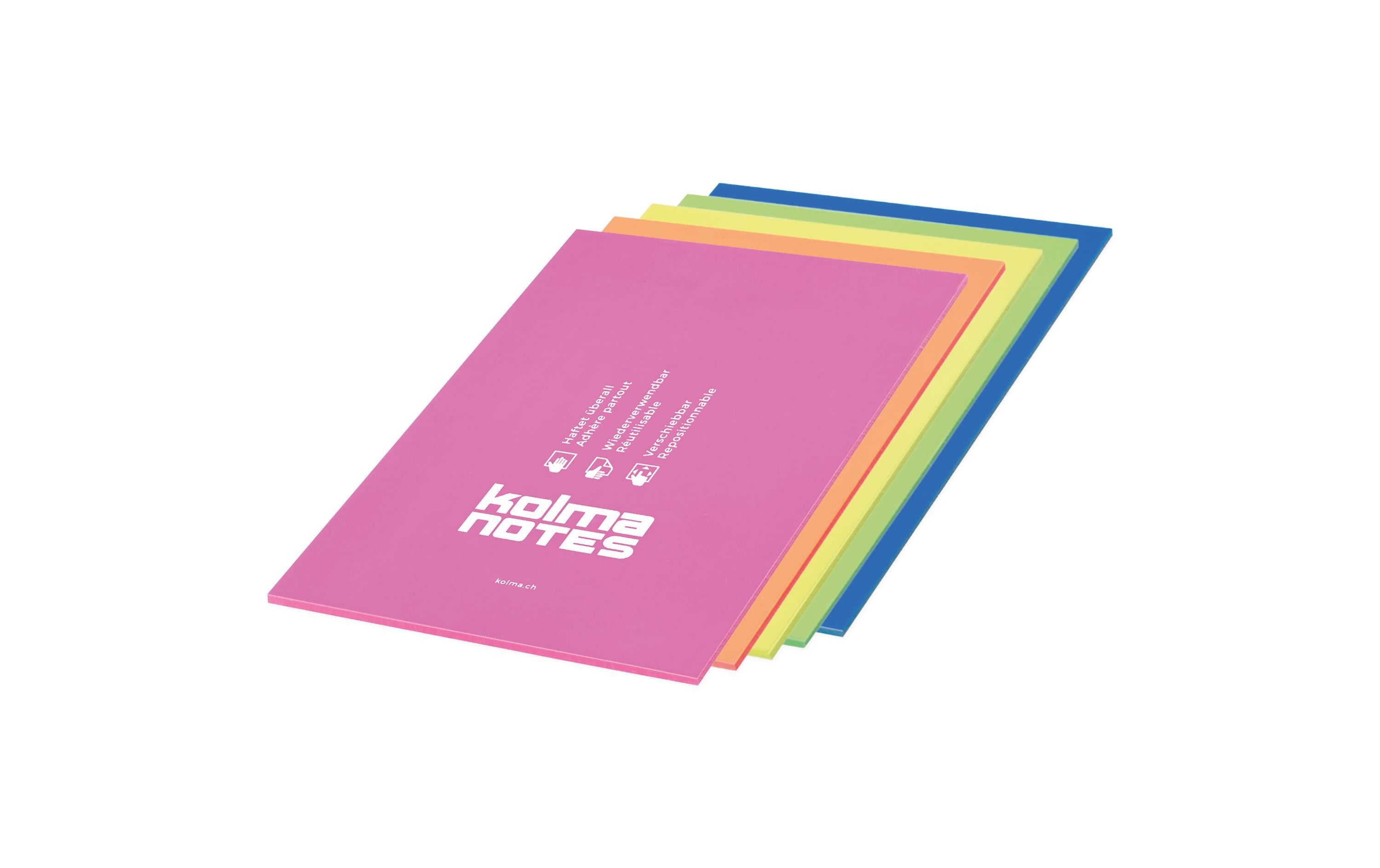 Kolma Notes A5 10 Stk, farbig