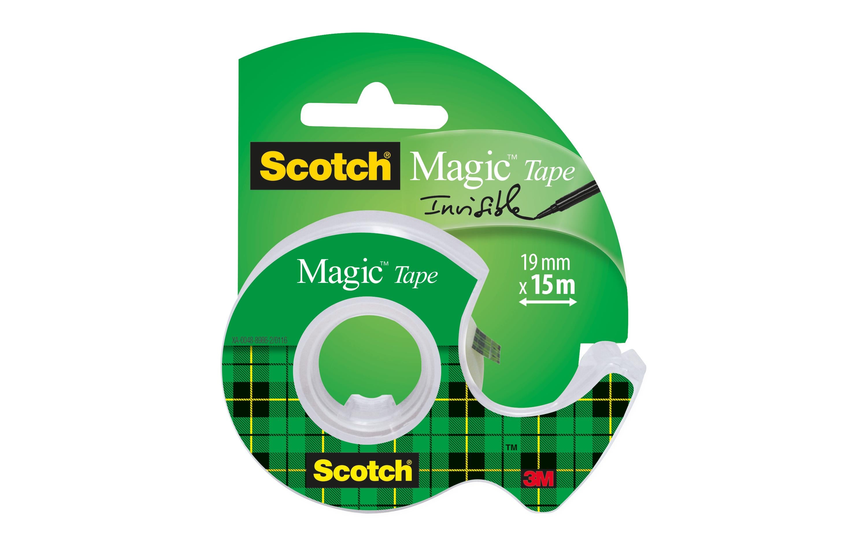 Scotch Magic Tape Handabroller ink. 1 Rolle 19 mm x 15 m