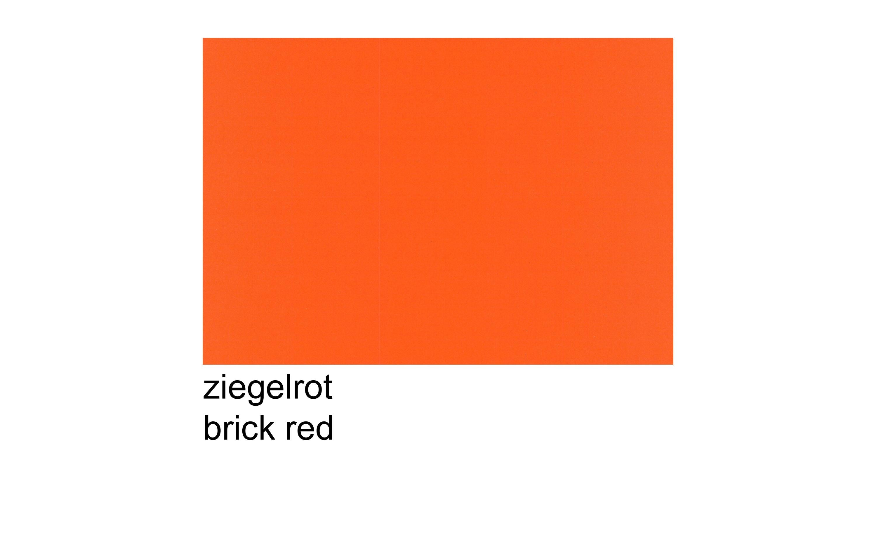 Tonzeichenpapier A3, 100 Stk ziegelrot