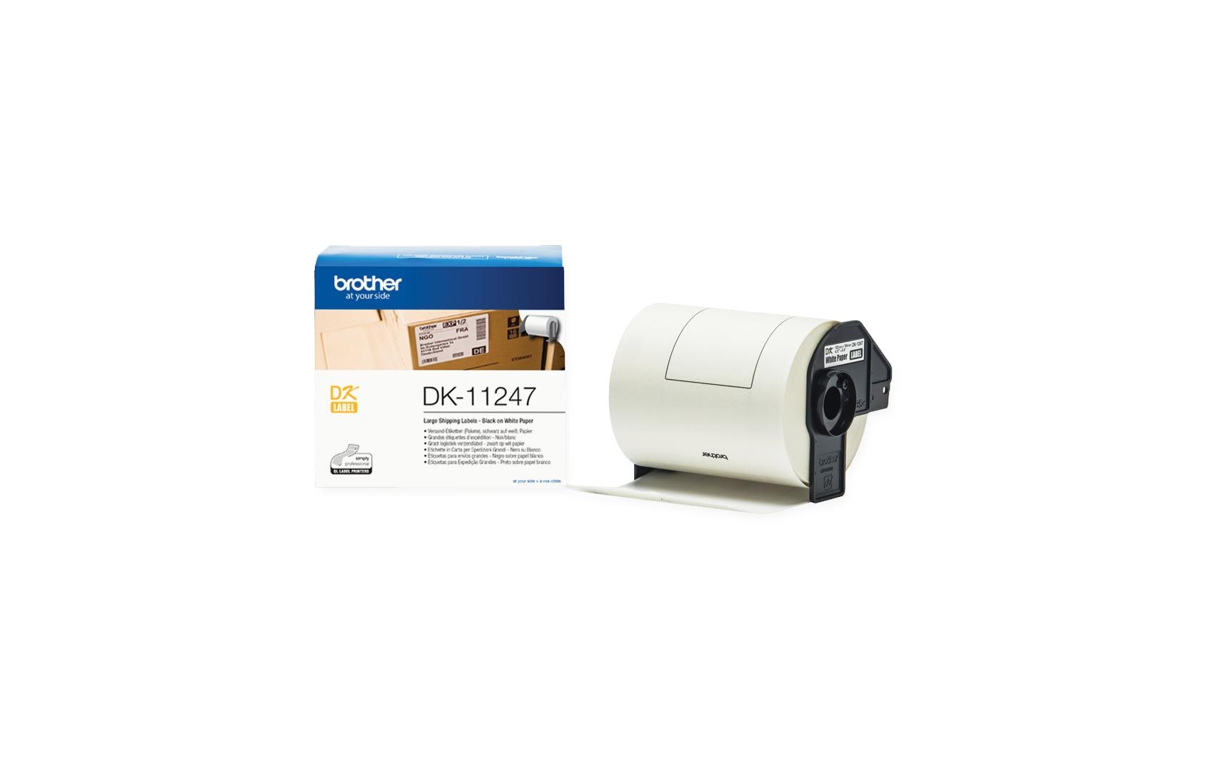 Brother Etiketten zu Labelprinter Papier Versand-Etiketten 103 x 164 mm