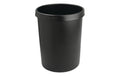 Helit Papierkorb 45 Liter, schwarz