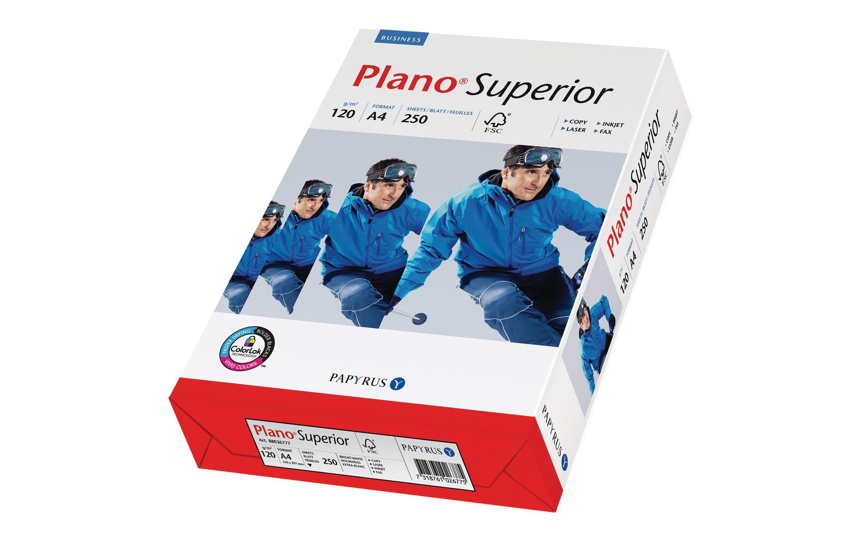Plano Kopierpapier Superior A4, 120 g/m², 250 Blatt