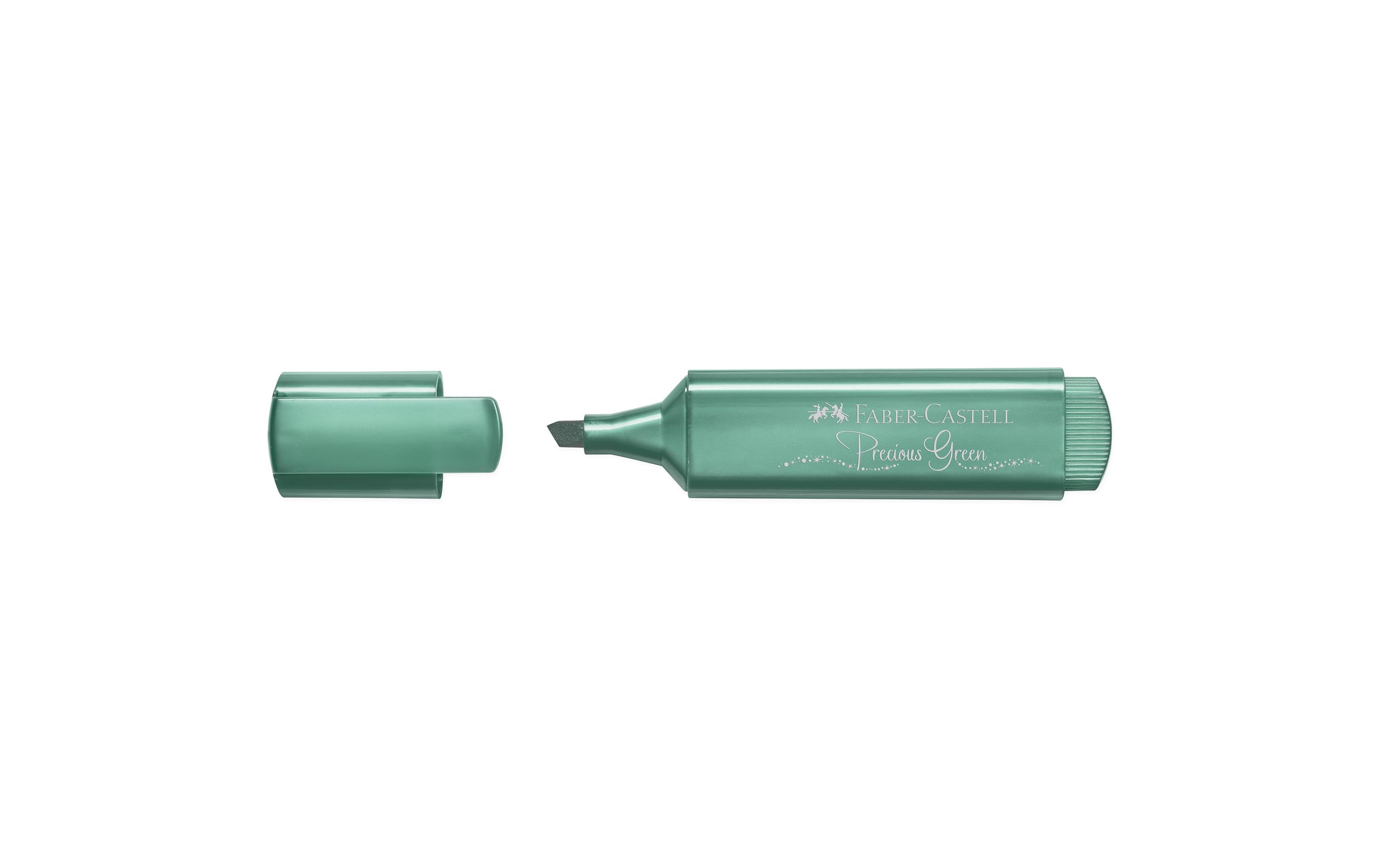 Faber-Castell Textliner 1546 precious green, Metallic