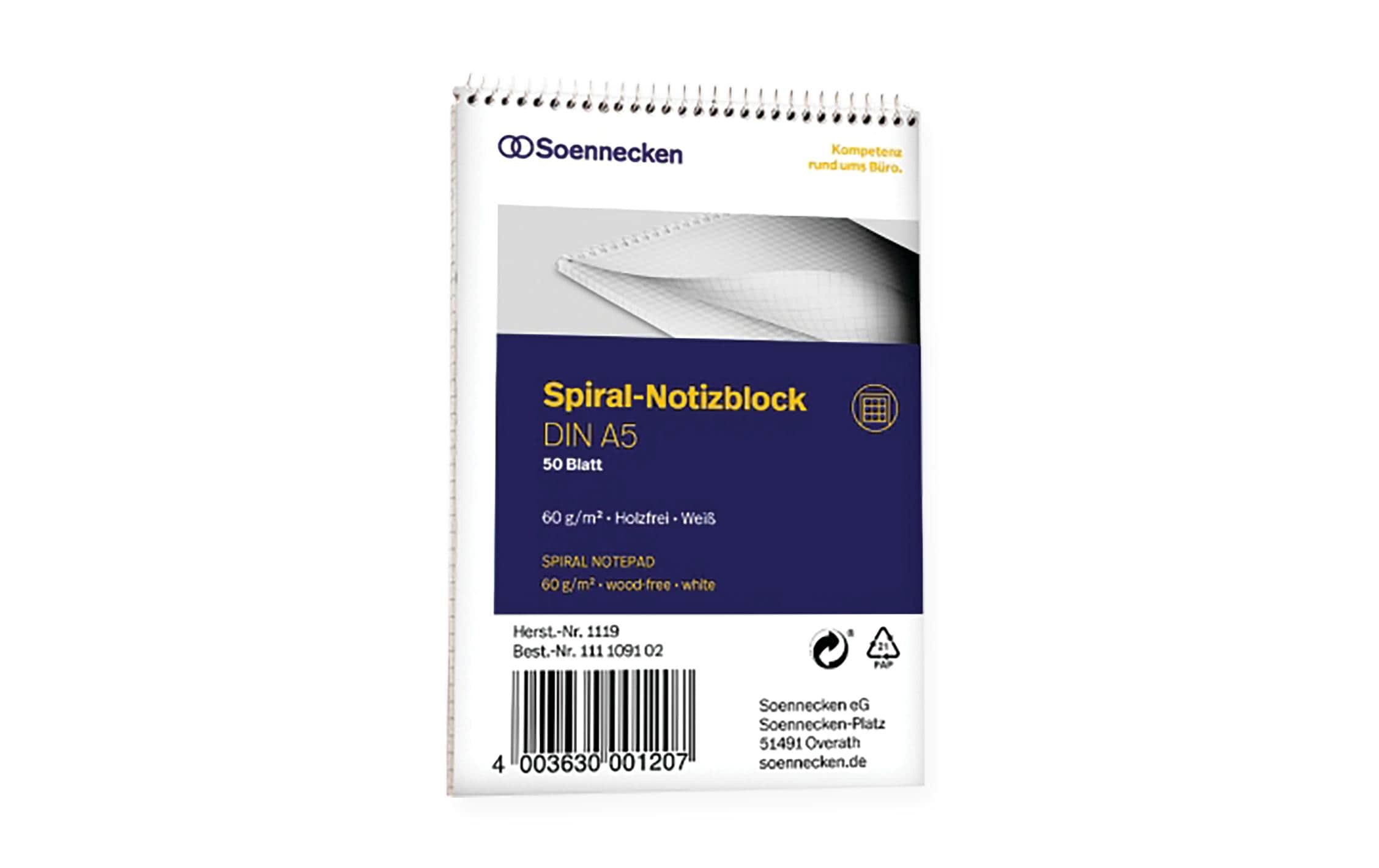 Soennecken Spiralblock A5