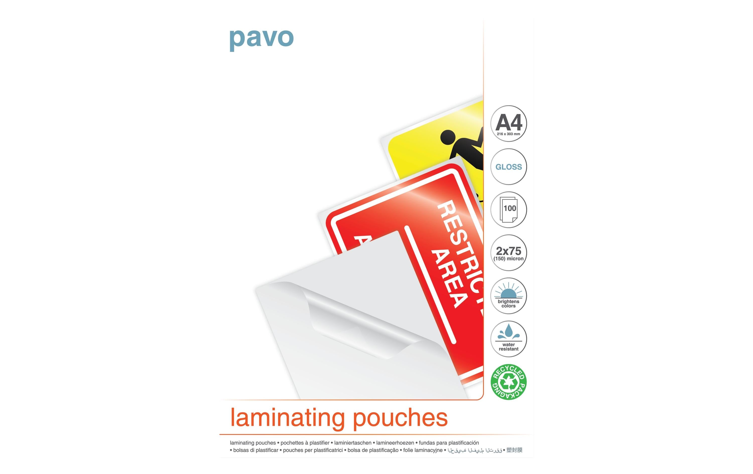 Pavo Laminier-Folientaschen 75my A4