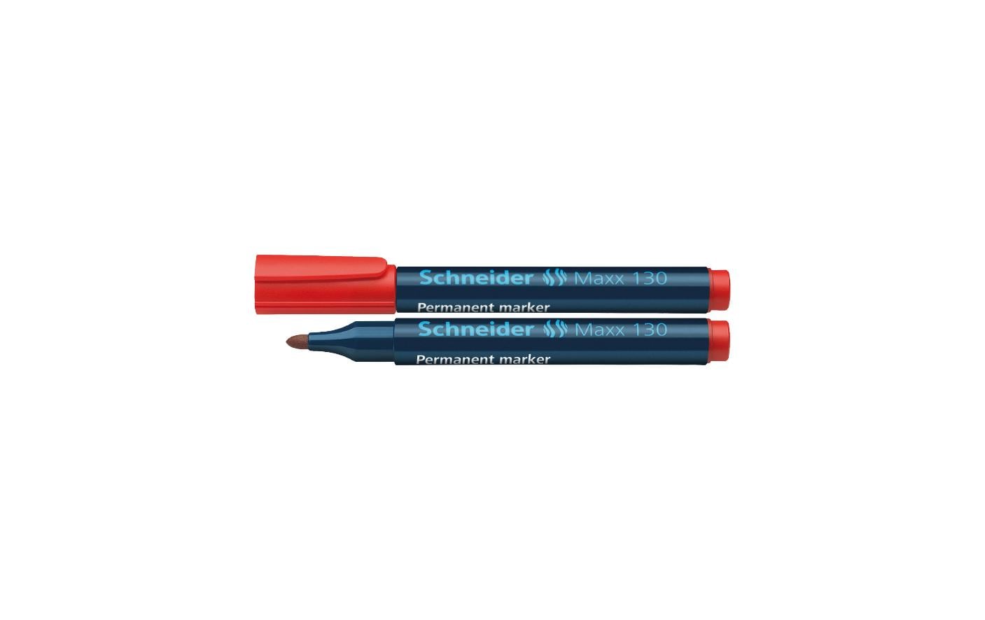 Schneider Maxx 130 Permanent-Marker rot