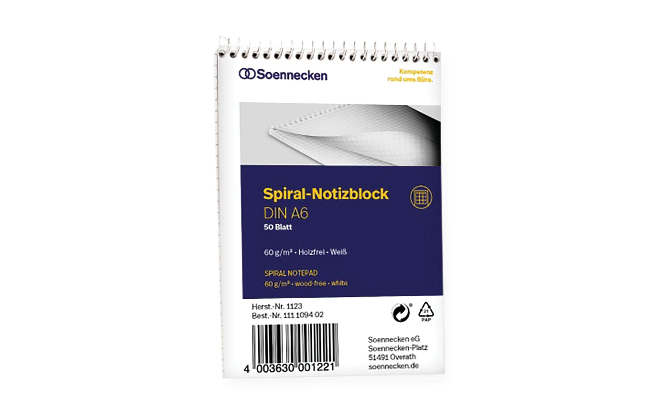 Soennecken Spiralblock A6