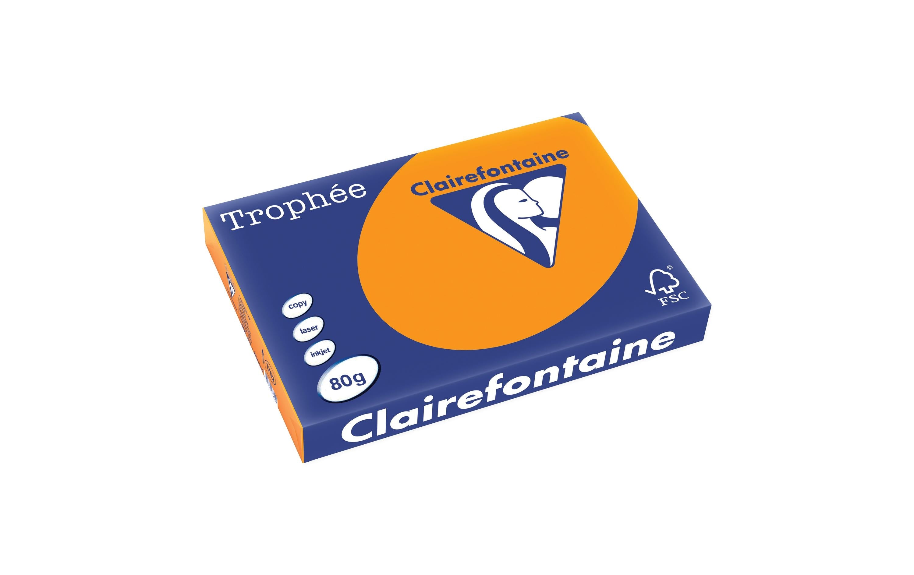 Clairefontaine Trophée FSC A3 80 gm², Flame, 500 Blatt