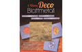 Glorex Blattmetall goldfarben 14 x 14 cm, 5 Stück