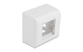 Delock Aufputzgehäuse für Easy 45 Module 82x82mm, weiss