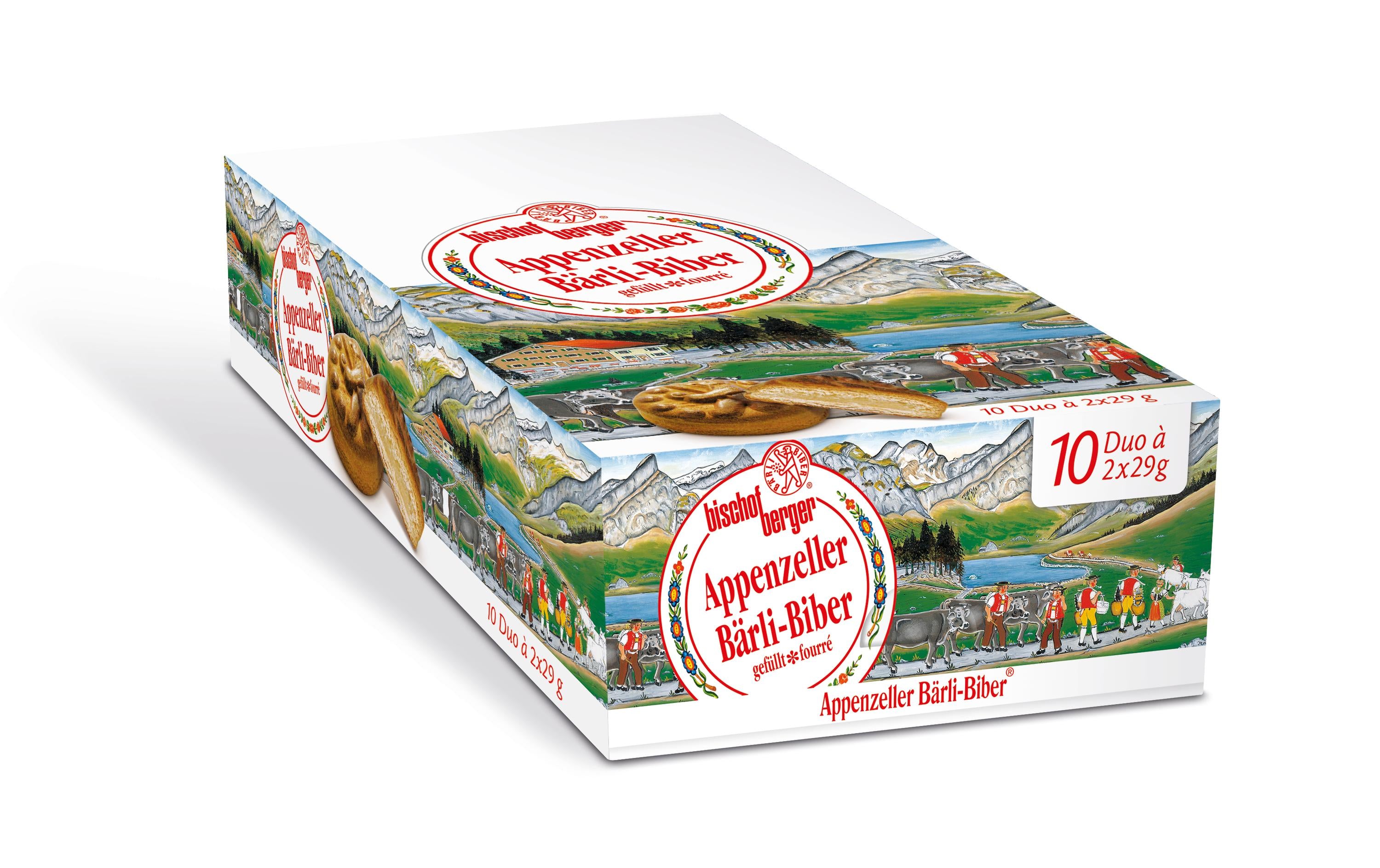 Gebäck Appenzeller Biber 10 x (2 x 29 g)