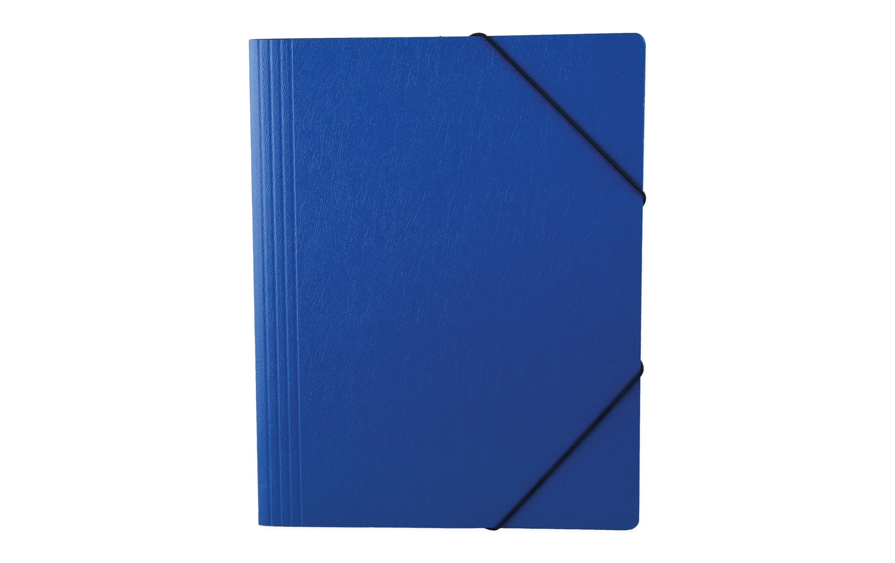 Office Focus Gummibandmappe blau ohne Etikette