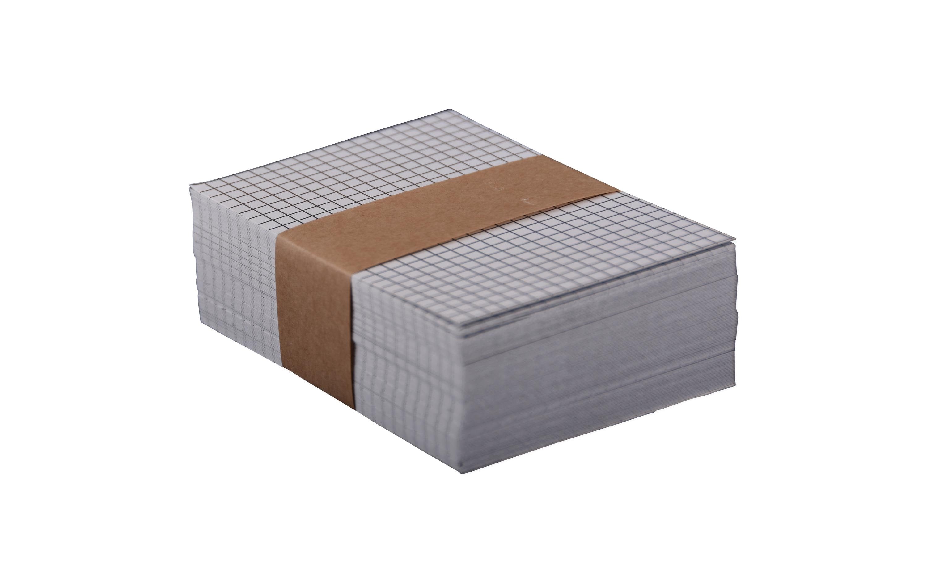 Office Focus Karteikarten recycling A7, 4 mm kariert, 100 Stk