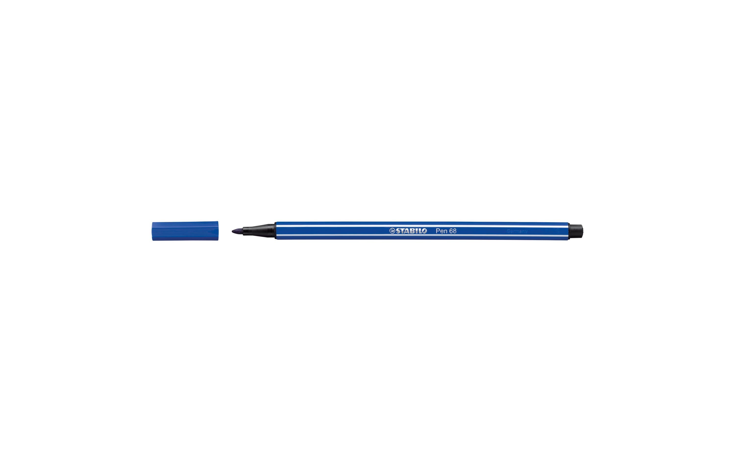 Stabilo Pen 68 Fasermaler ultramarinblau