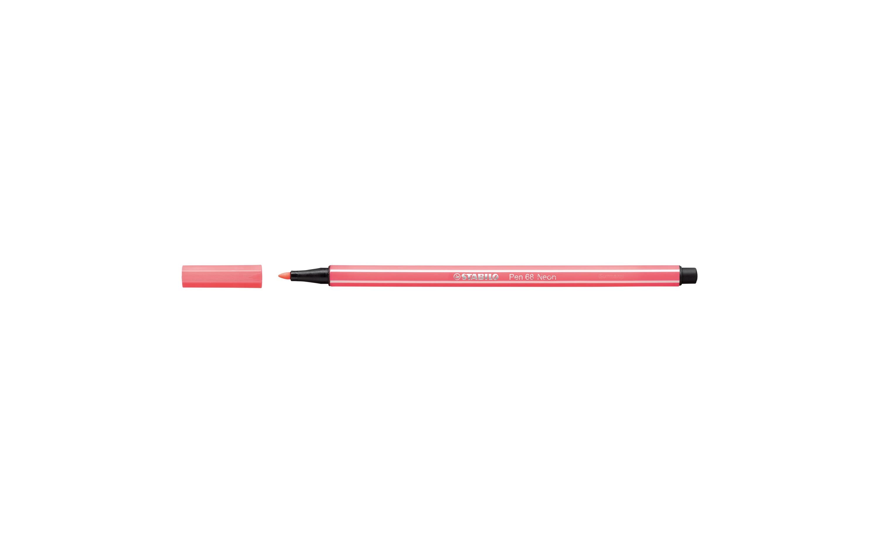 Stabilo Pen 68 Fasermaler - Neon neon rot
