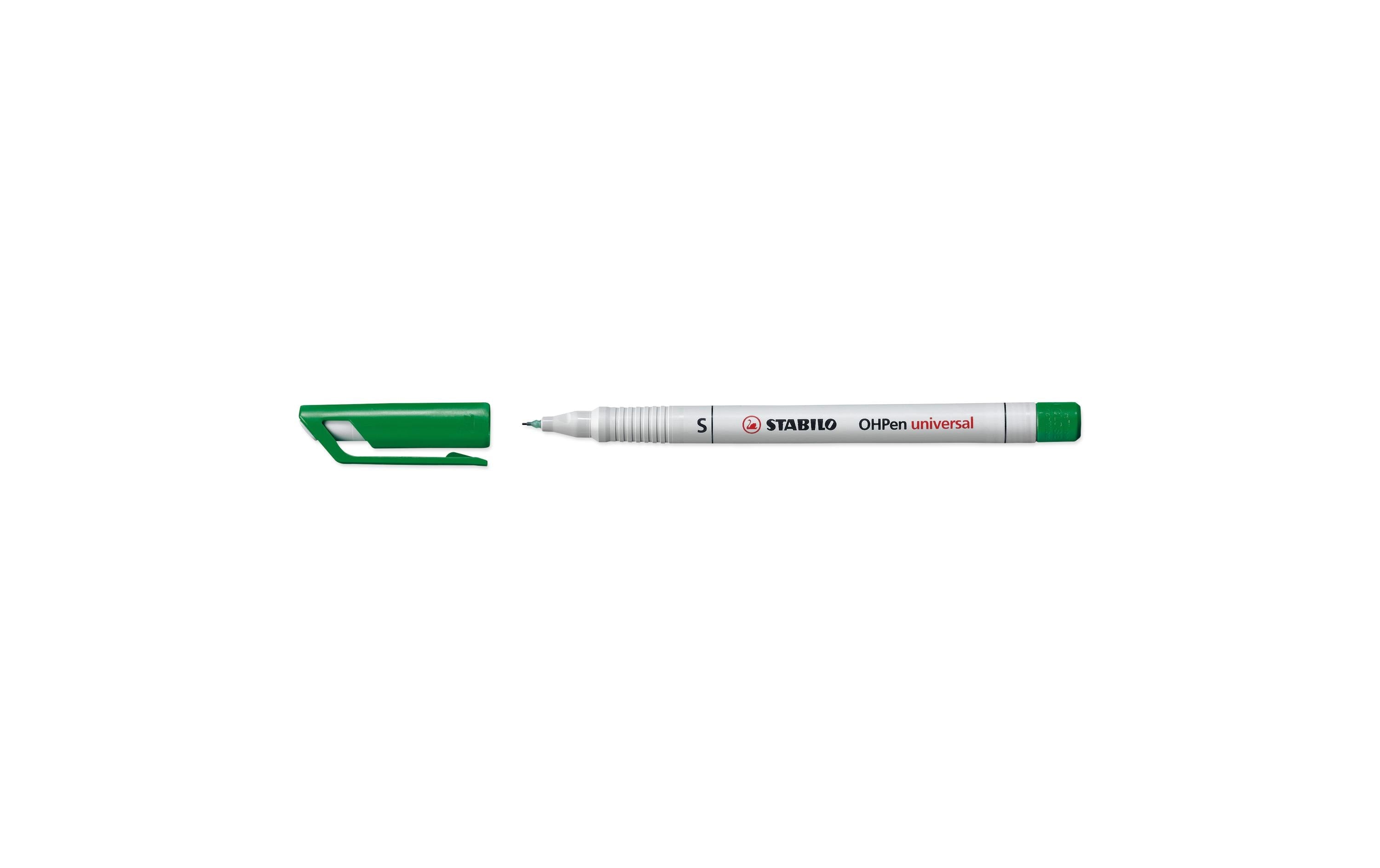 Stabilo OHPen Universal wasserlöslich 10 St S, grün