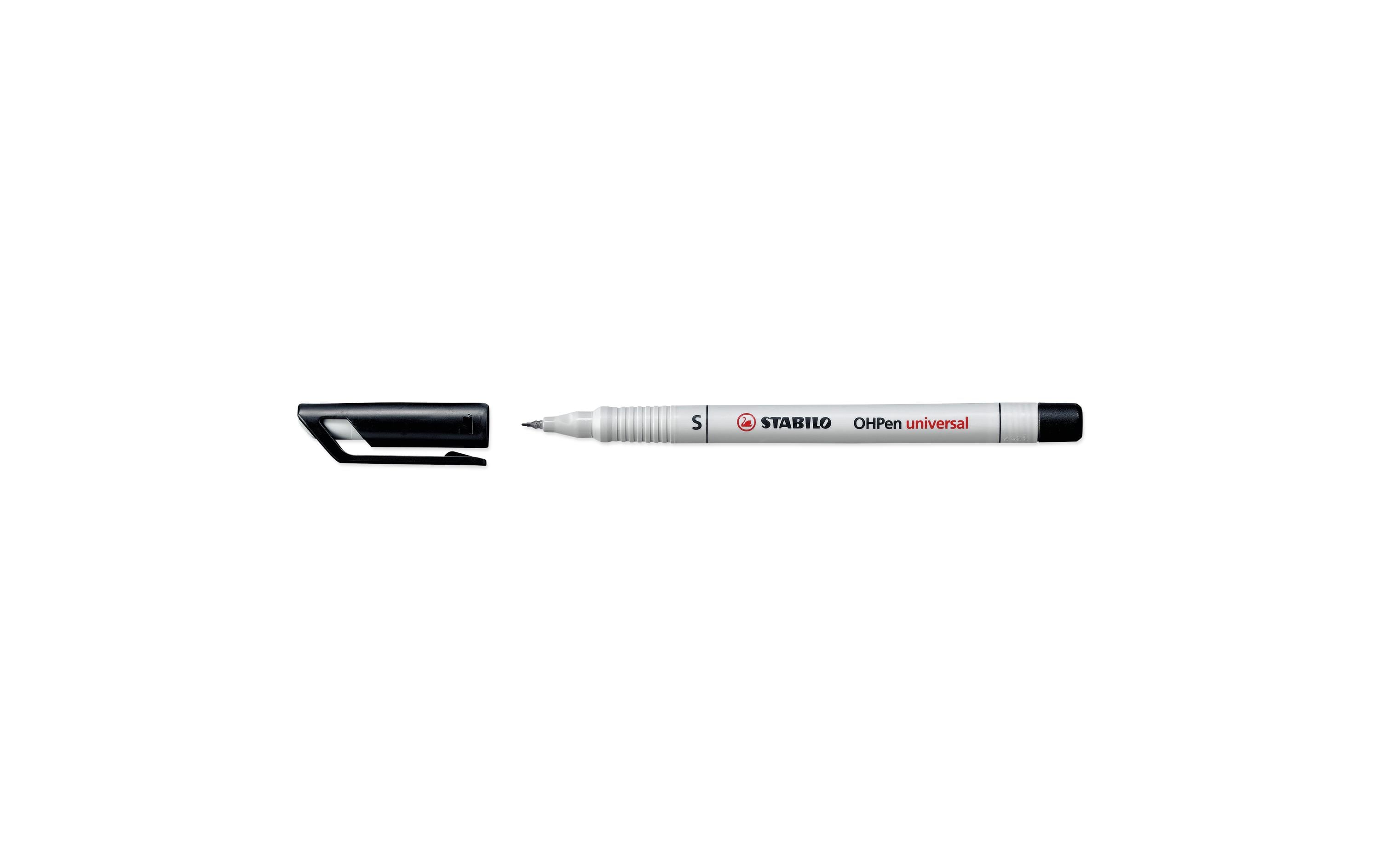 Stabilo OHPen Universal wasserlöslich 10 St S, schwarz