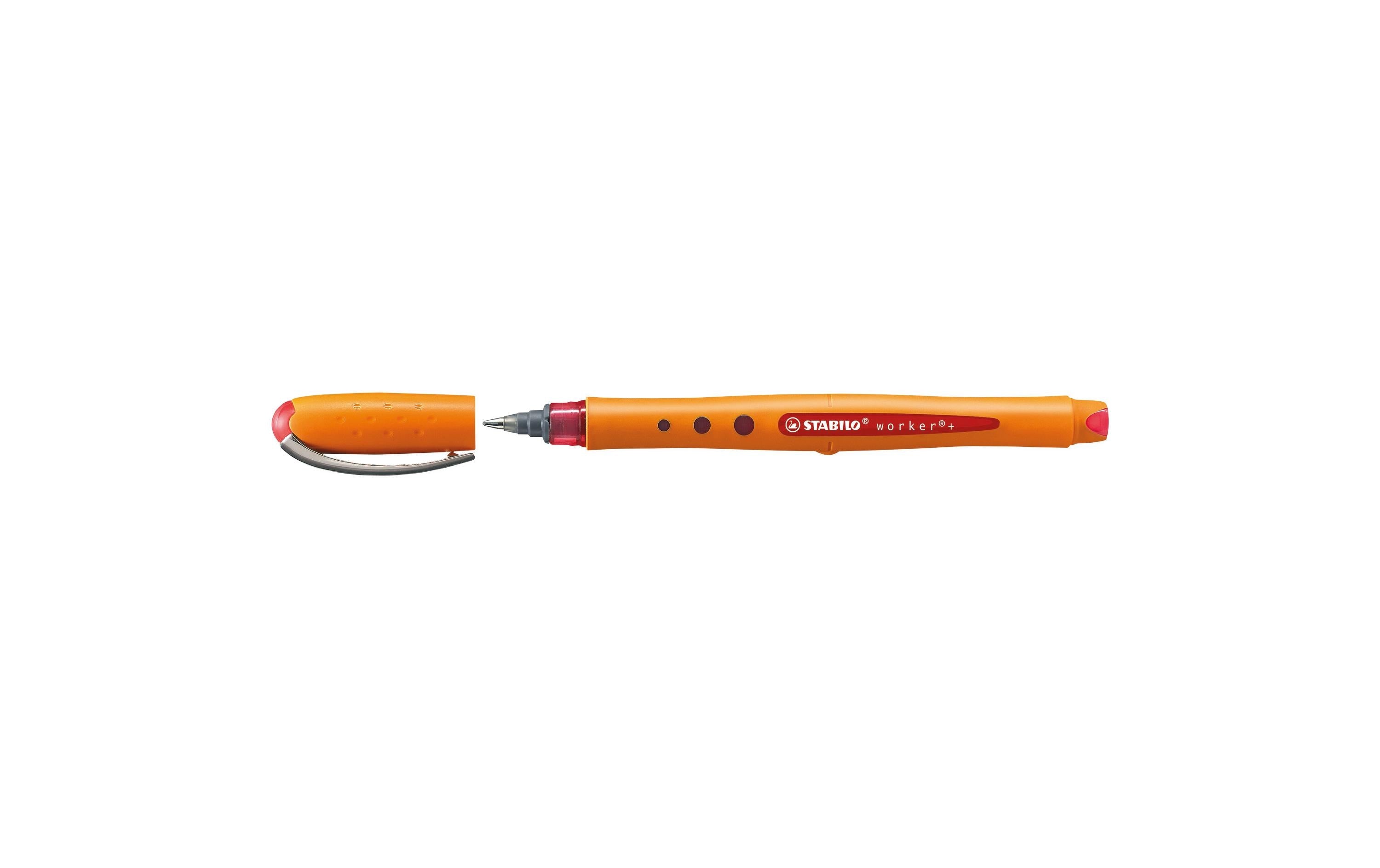 Stabilo Worker Tintenroller rot