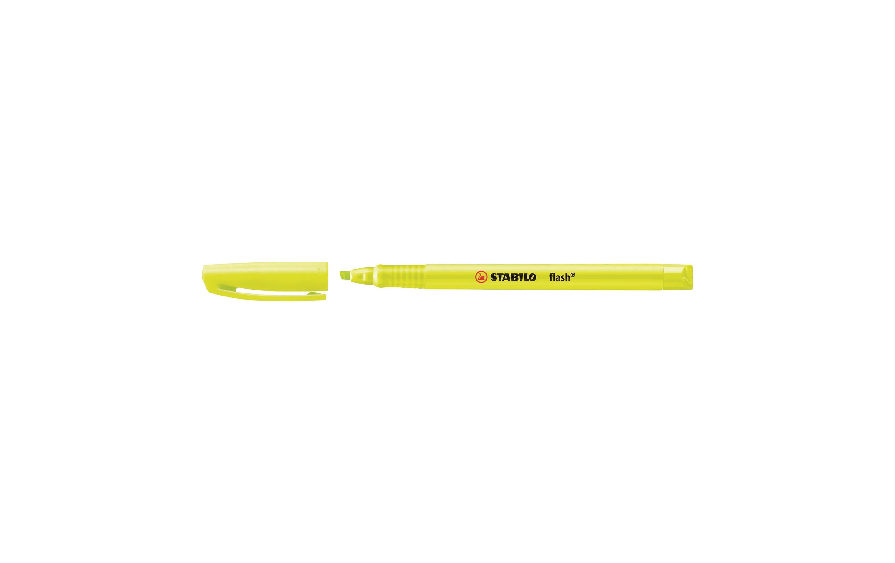 Stabilo flash Textmarker gelb