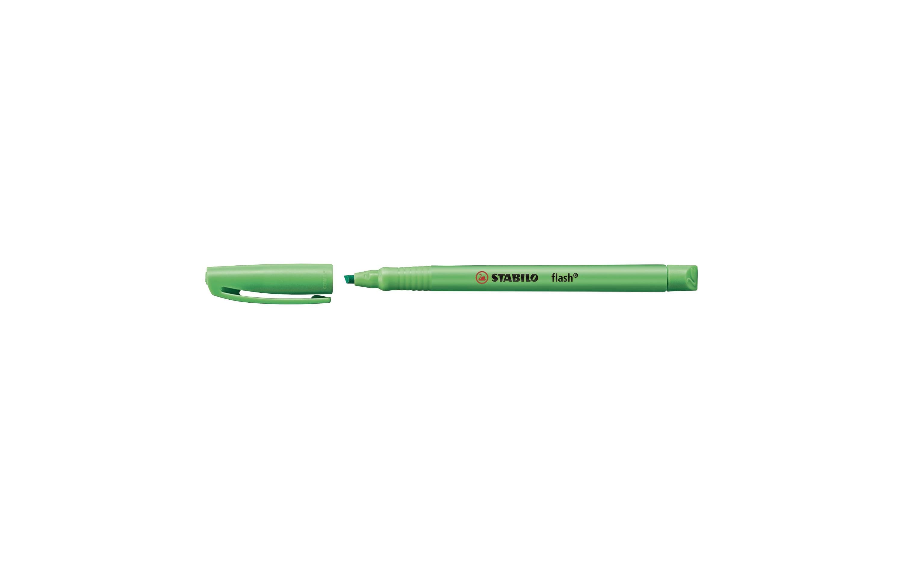 Stabilo flash Textmarker grün