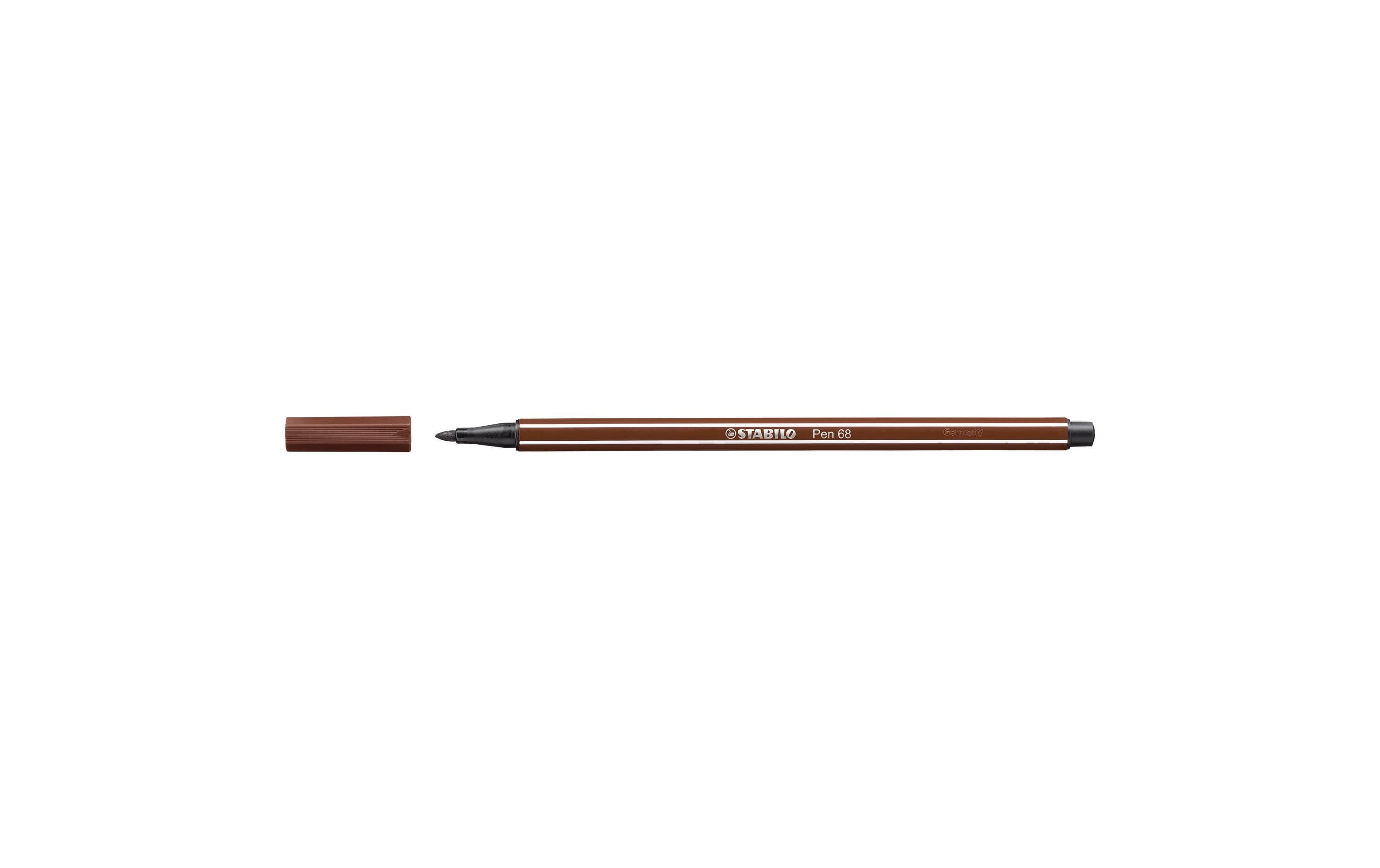 Stabilo Pen 68 Fasermaler braun