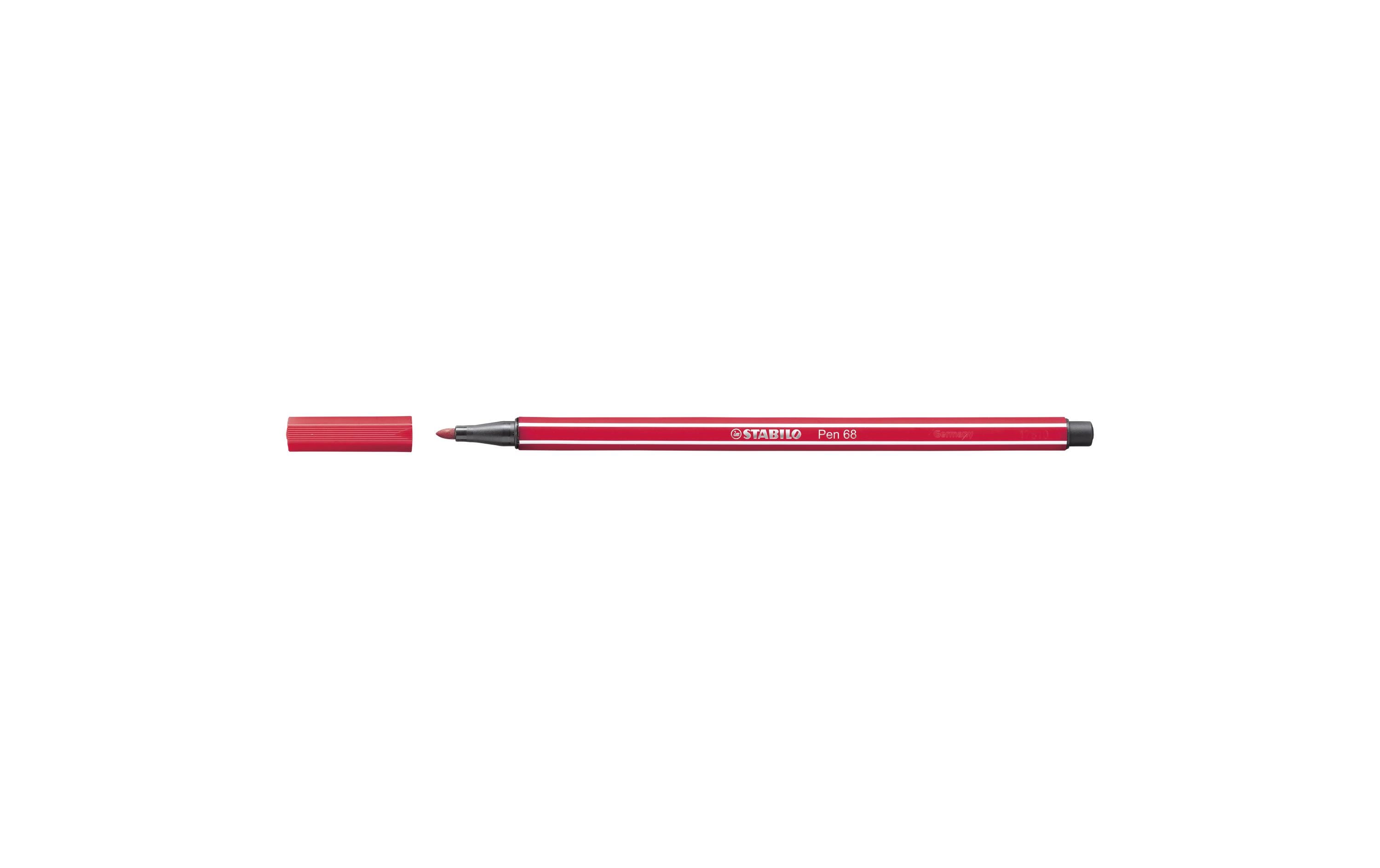 Stabilo Pen 68 Fasermaler dunkelrot