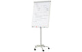 Berec Flipchart auf Rollen grau