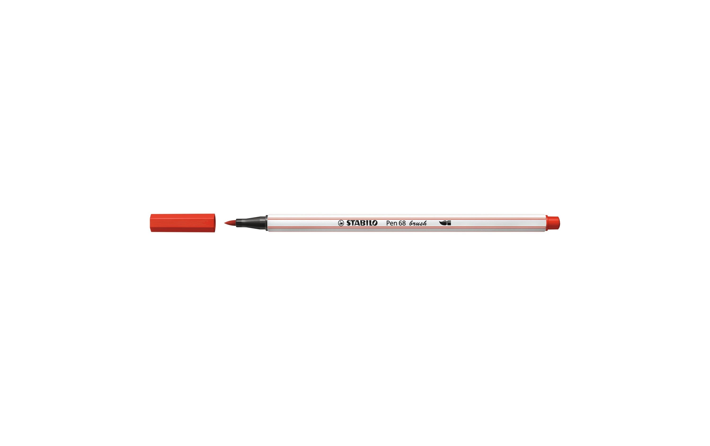 Stabilo Pen 68 brush Fasermaler carmine