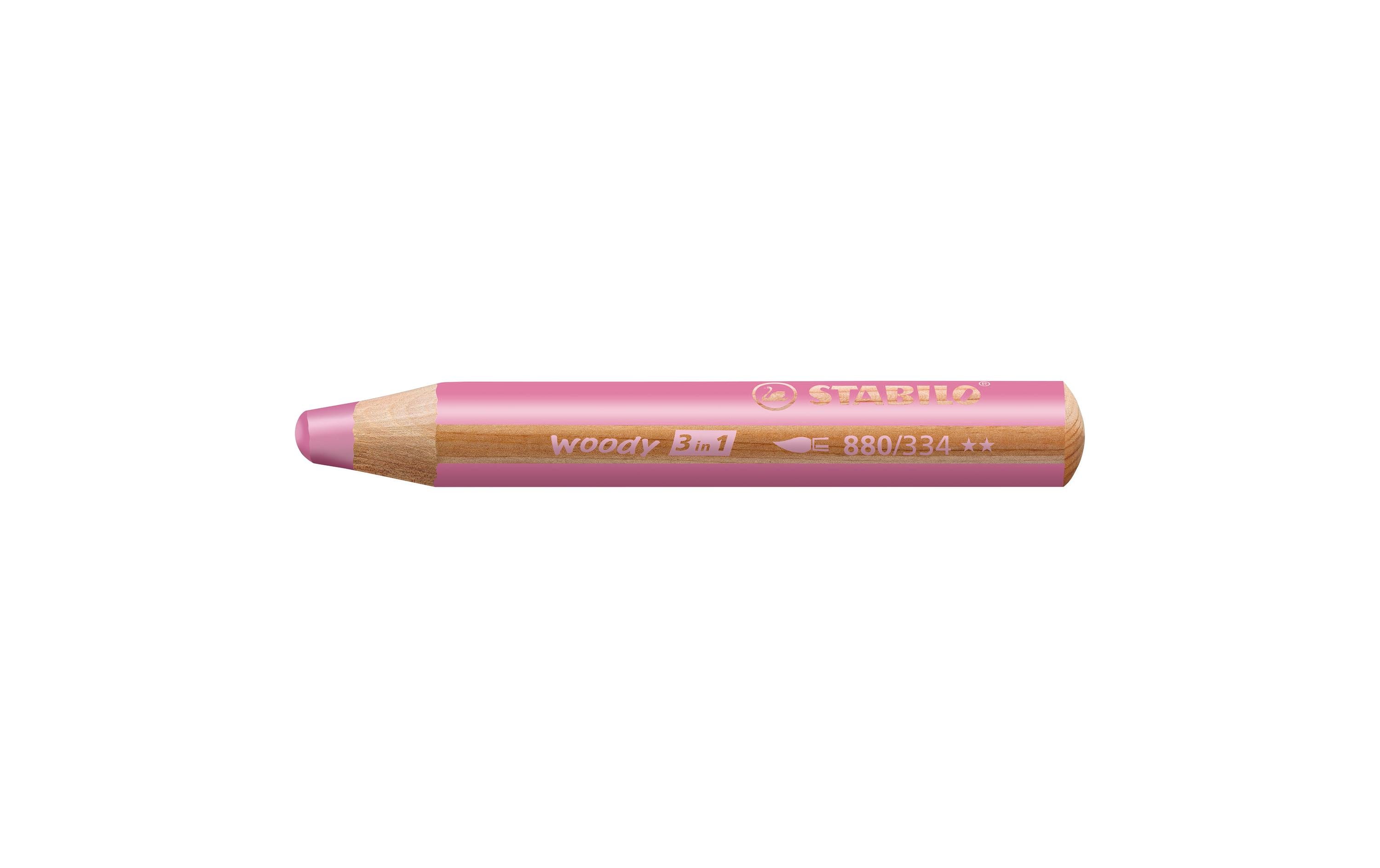 Stabilo Woody 3 in 1 Farbstift pink