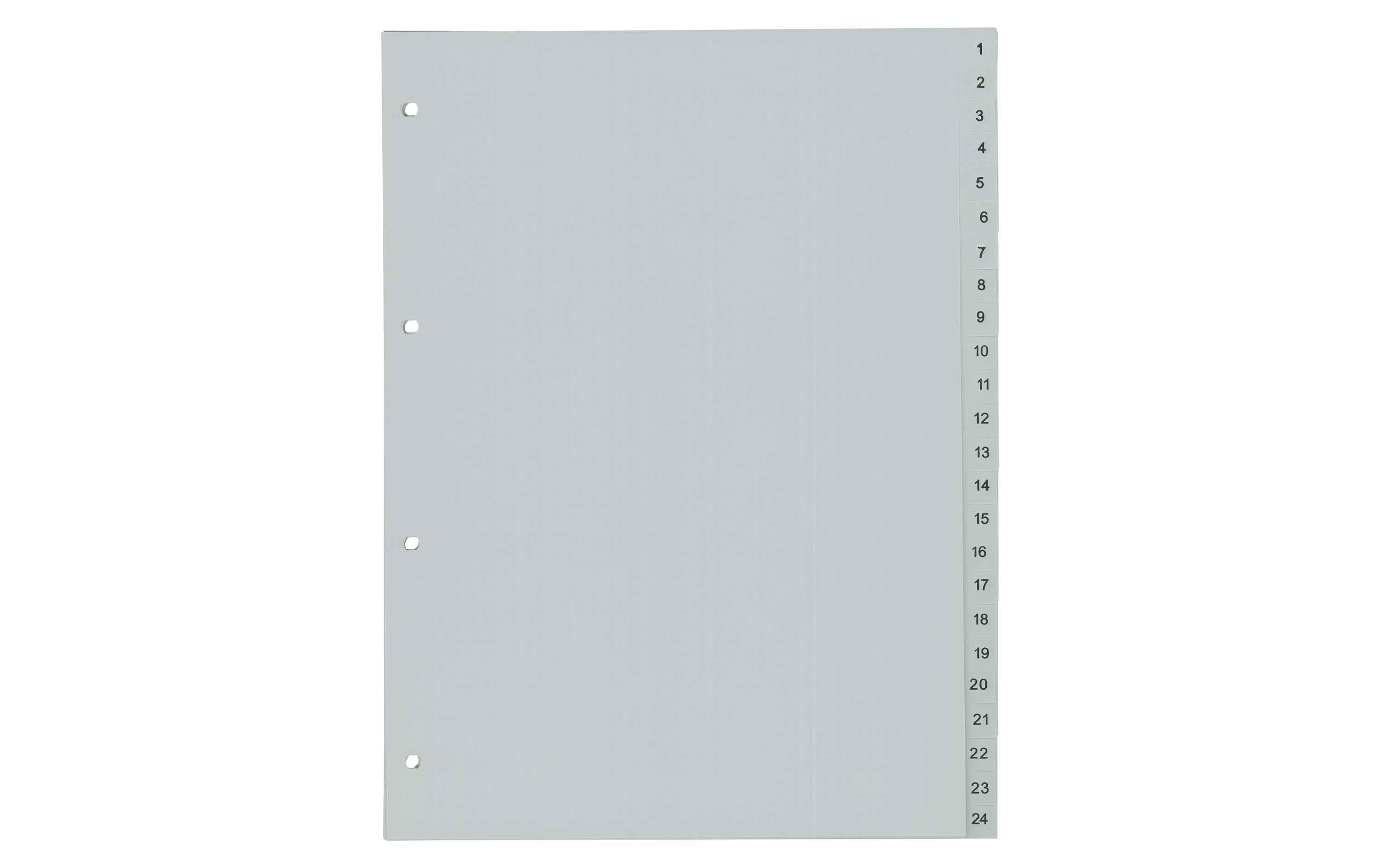 Office Focus Zahlen-Register 1 - 24, ohne Indexblatt