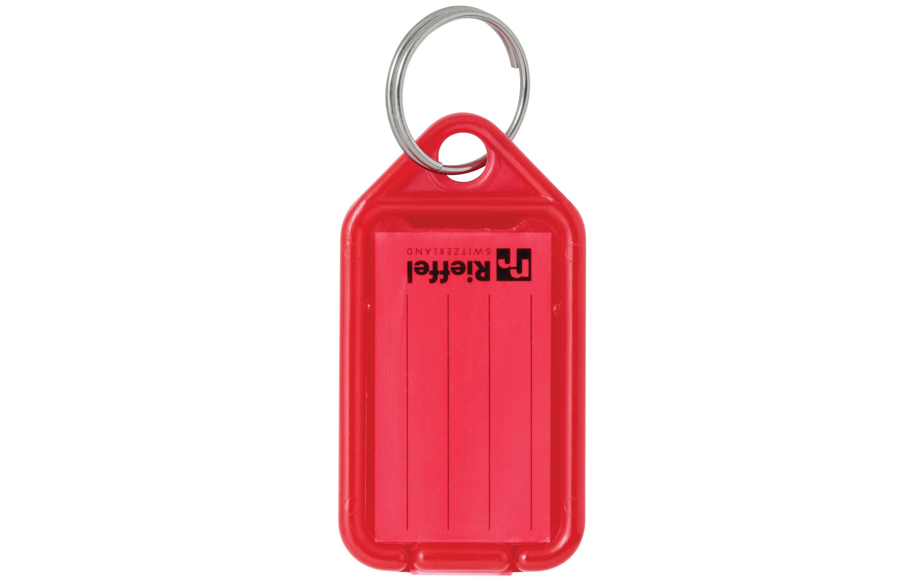 Rieffel Schlüsselanhänger KeyTag 100 Schilder, rot