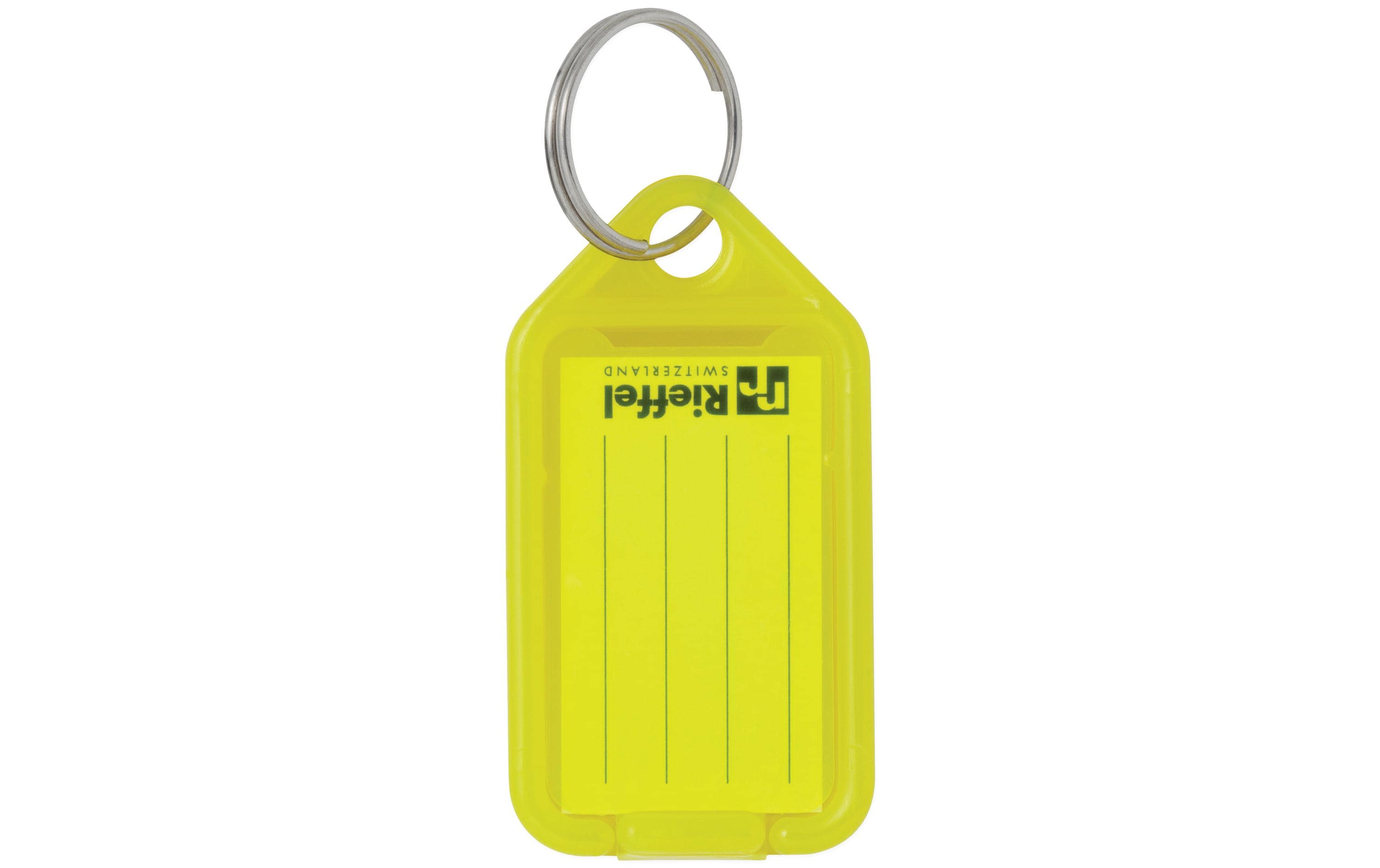 Rieffel Schlüsselanhänger KeyTag 100 Schilder, gelb