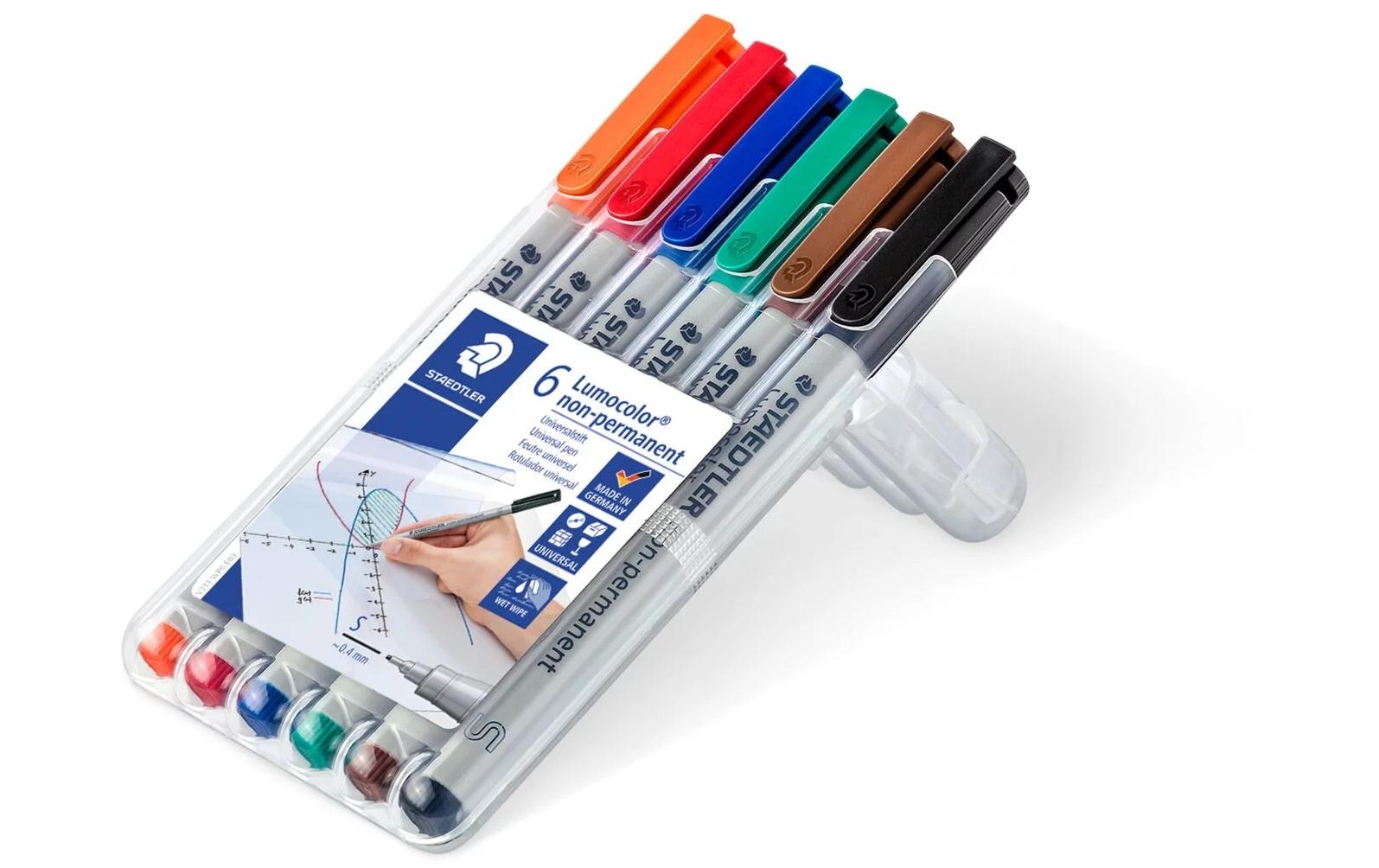 Staedtler Permanent Maker OHP non permanent, 6 Stück