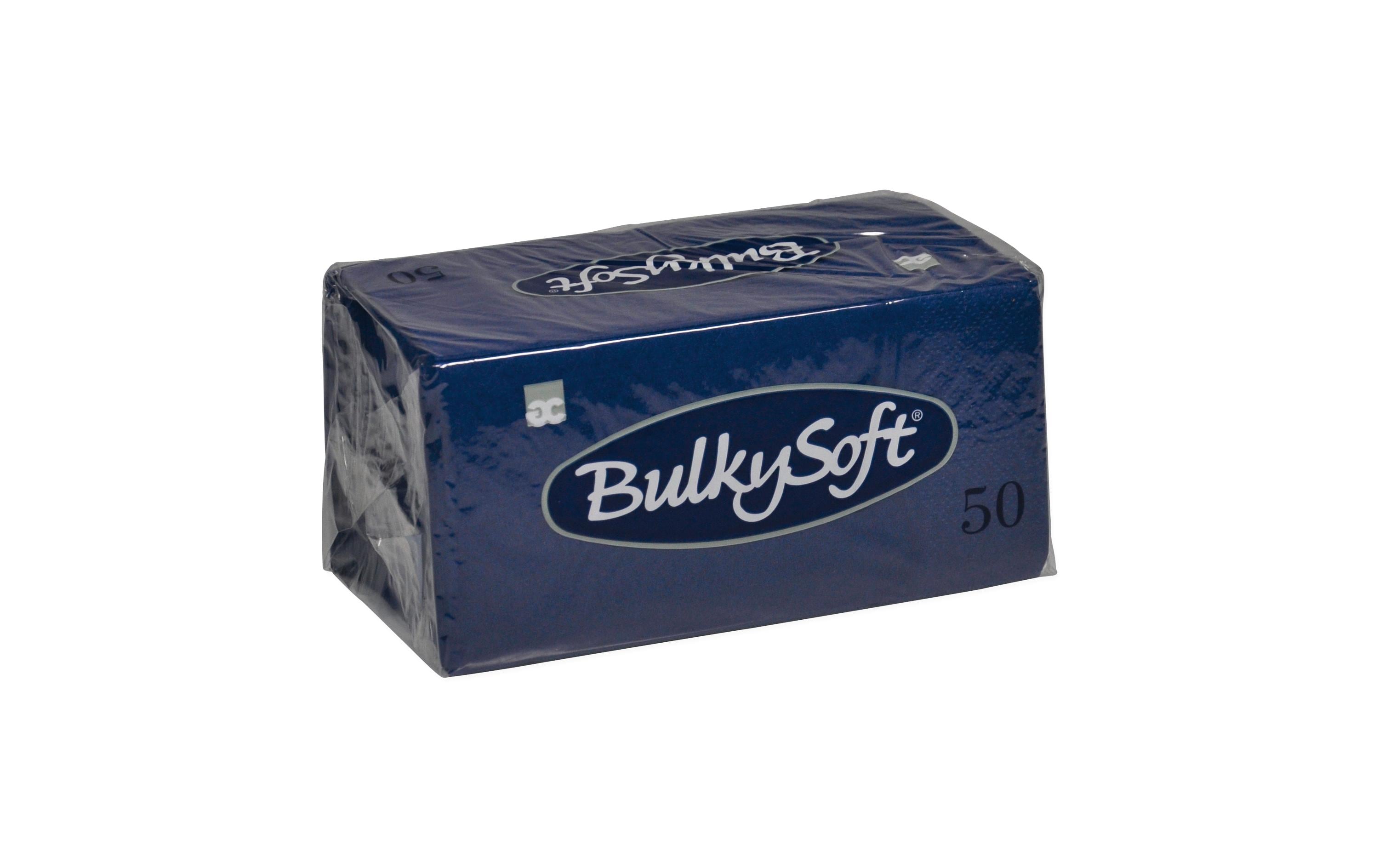 Bulkysoft Servietten 33 x 33 cm, 50 Stk blau