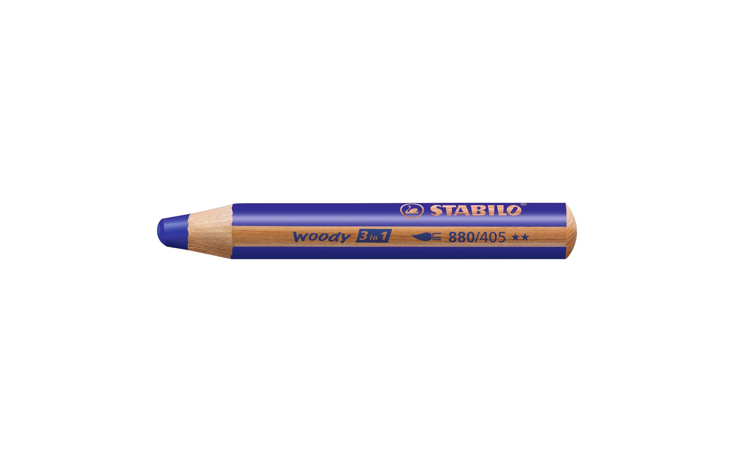 Stabilo Woody 3 in 1 Farbstift ultramarinblau