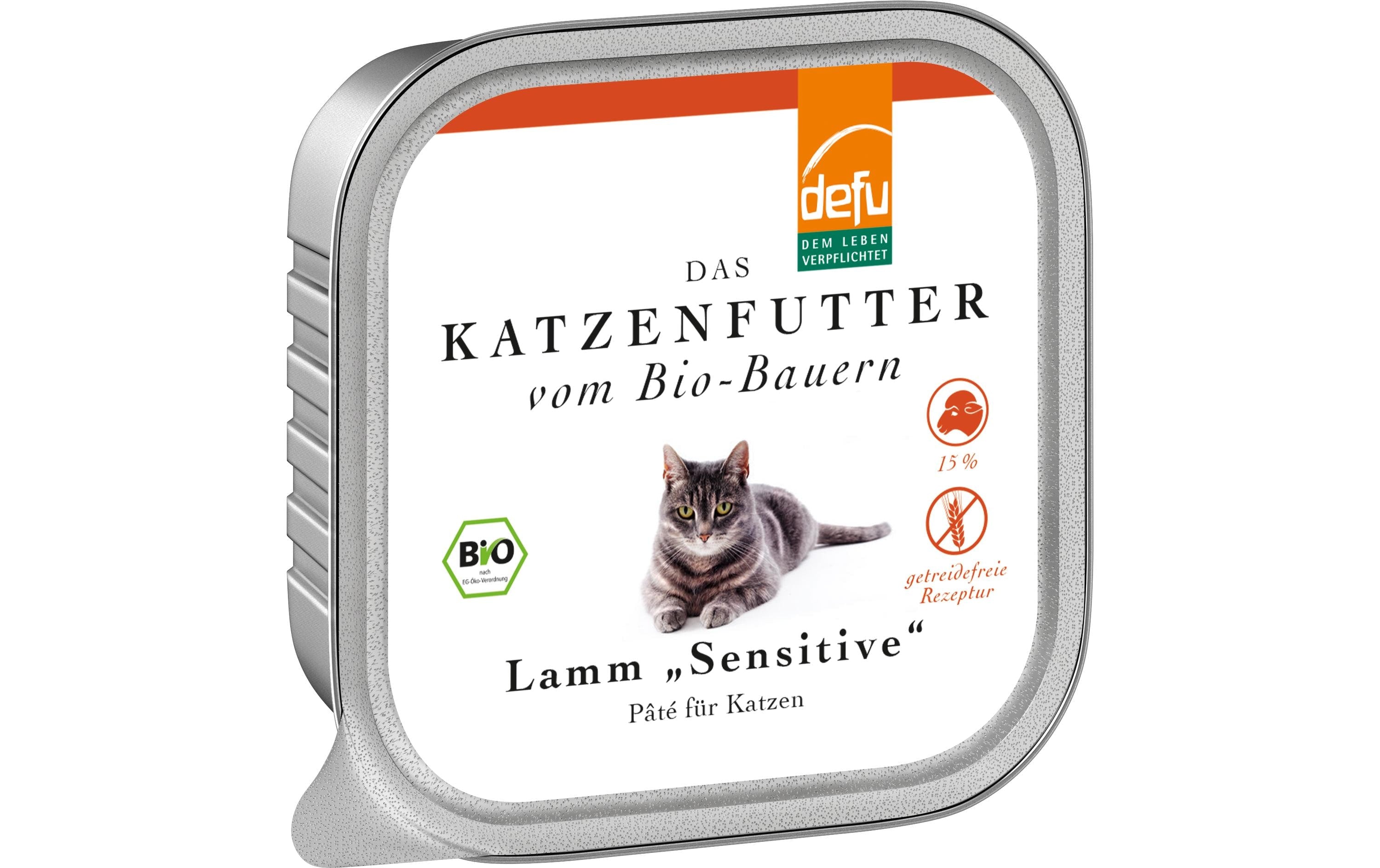 Defu Cat NF Bio Lamm Pâté Sensitive, 100g