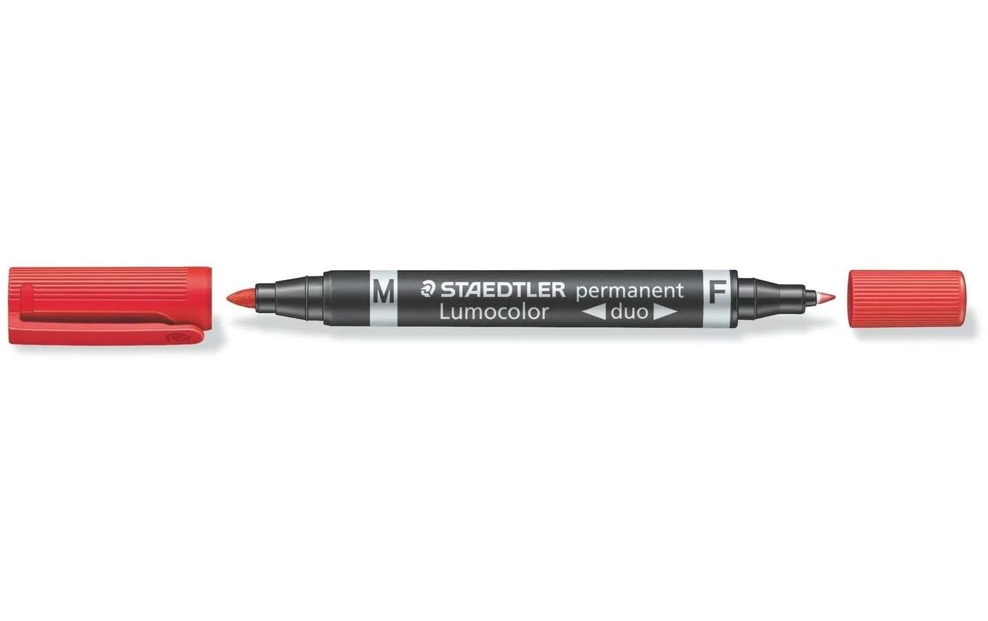 STAEDTLER Permenent Marker F/M 348WP4 rot