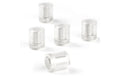 Tafelmagnete zylindrisch transparent, 5 Stk.