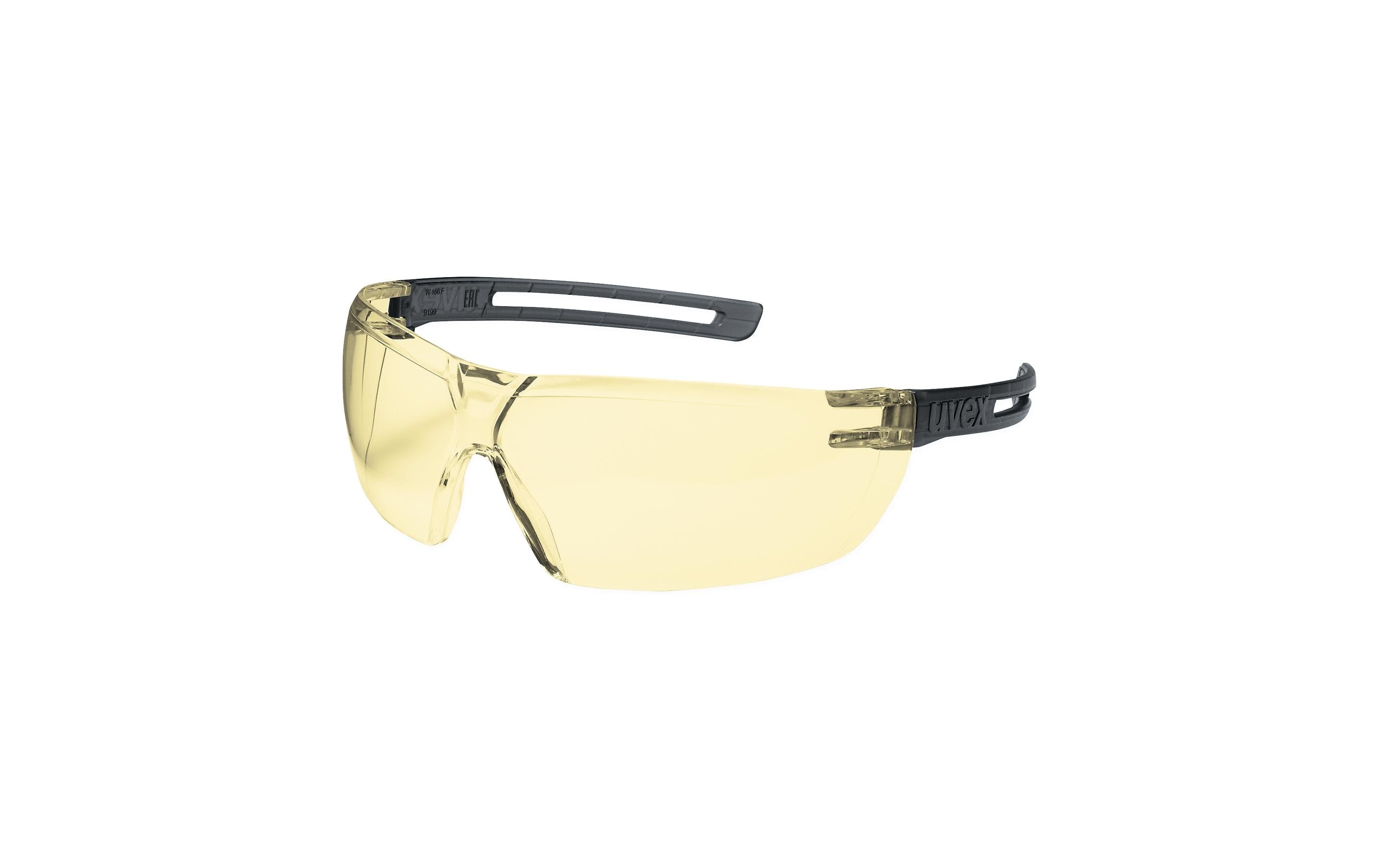 Uvex Schutzbrille x-fit grau, Scheibe: amber