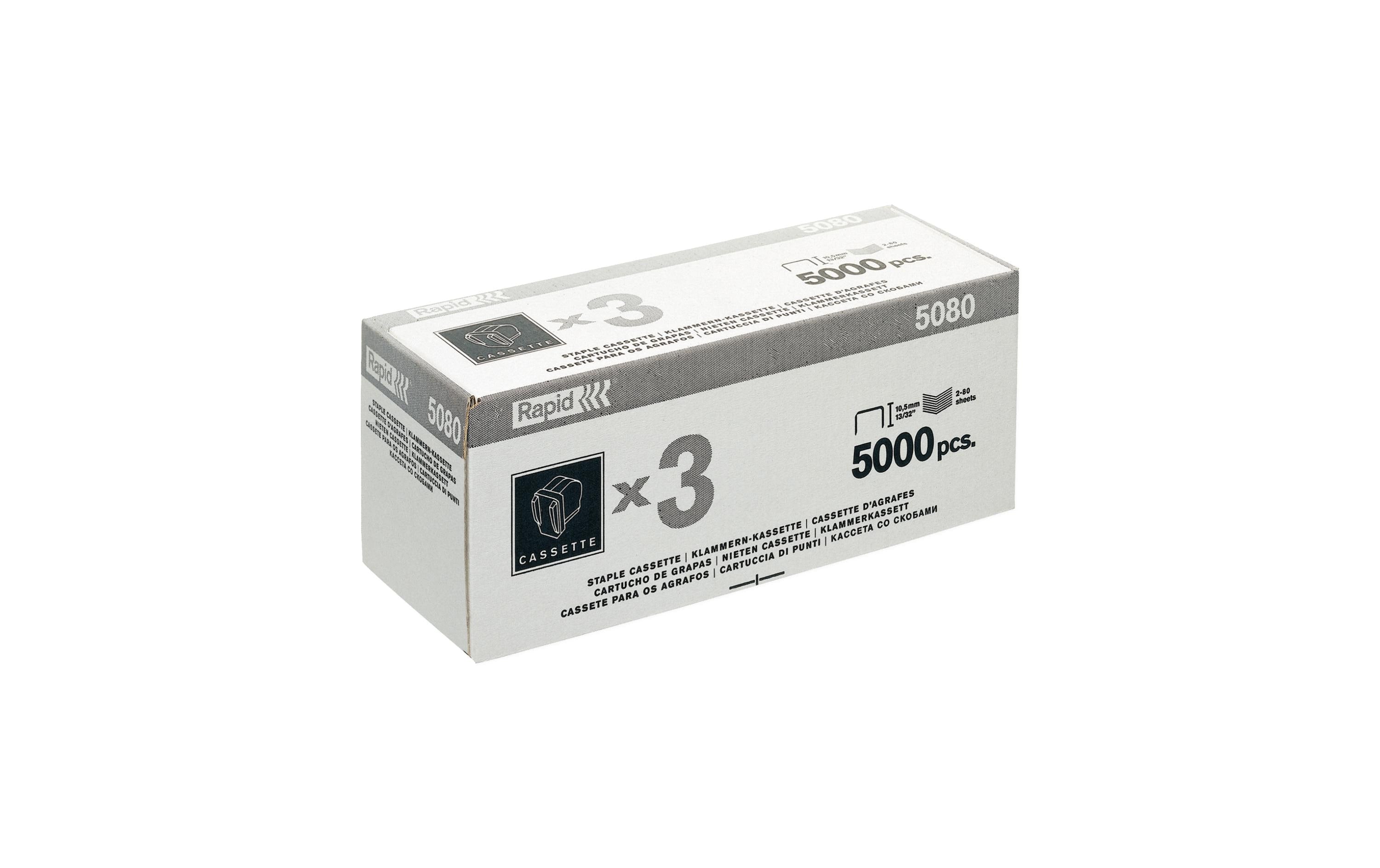 RAPID Heftklammer-Kassette zu Modell 5080E, 3 x 5000 Stück