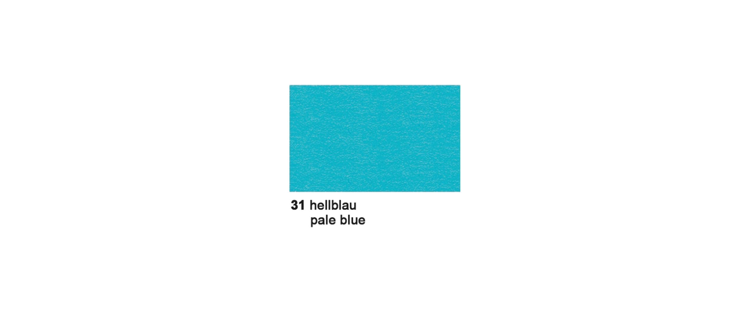 Ursus Tonzeichenpapier 50 x 70, 10 Stk hellblau