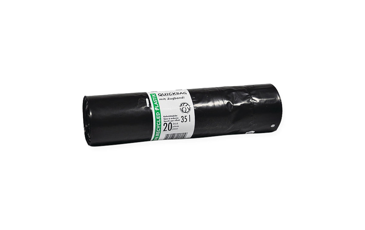 Kehrichtsäcke OKS 35 Liter mit Zugband 20 Säcke pro Rolle, 580 x 600mm, 0.055mm