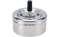 Dameco Schleuder-Aschenbecher chrome D:11 H:10cm, Metall verchromt