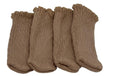 Dameco Stuhlsocken Uni beige für Möbel 4er Set 3x11cm