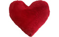 Dameco Kissen herzförmig in Rot L:10.5cm B:50cm H:40cm, 100% Microplush