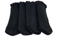 Dameco Stuhlsocken Uni schwarz für Möbel 4er Set 3x11cm