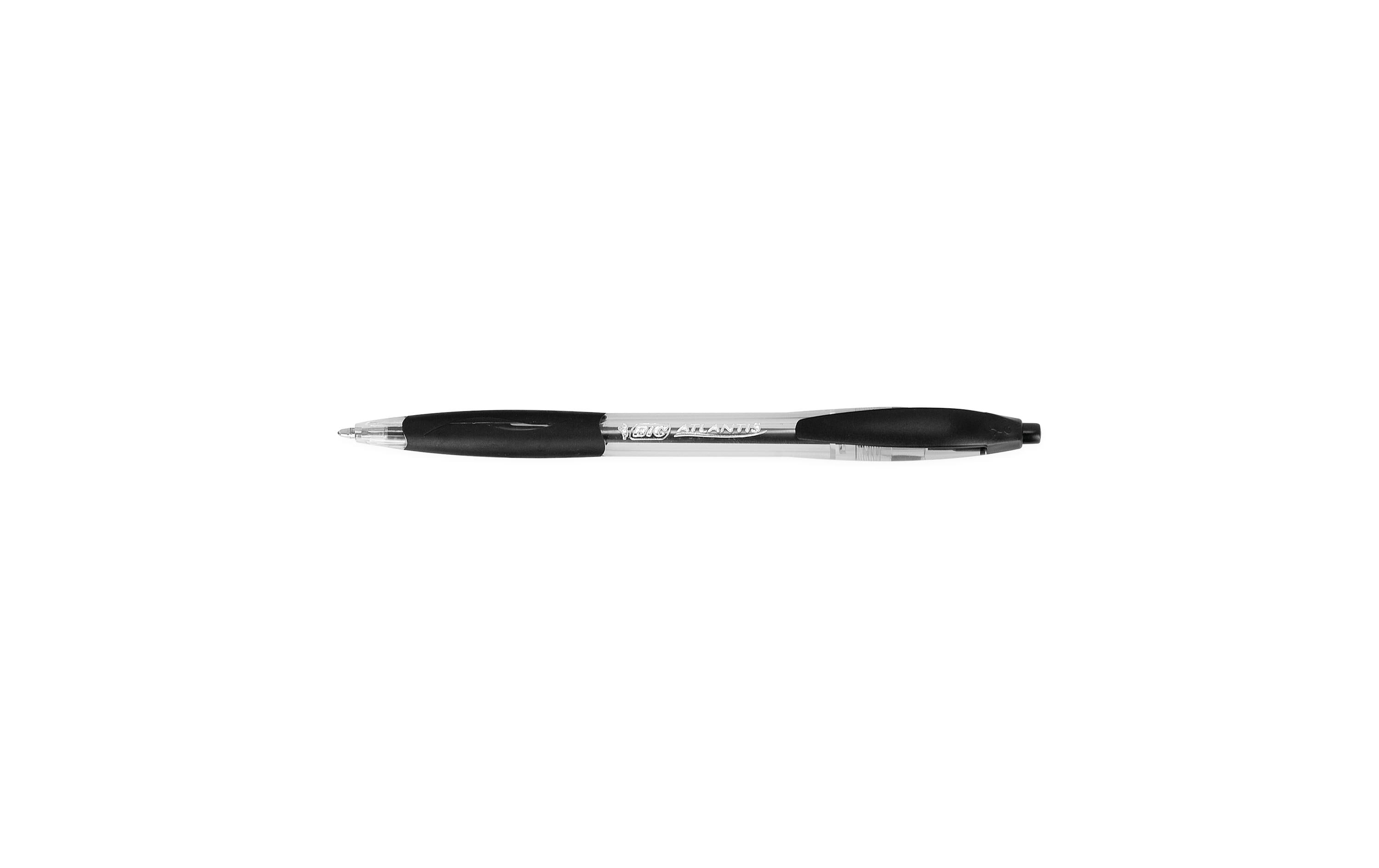 Bic Kugelschreiber Atlantis schwarz, 12 Stk.