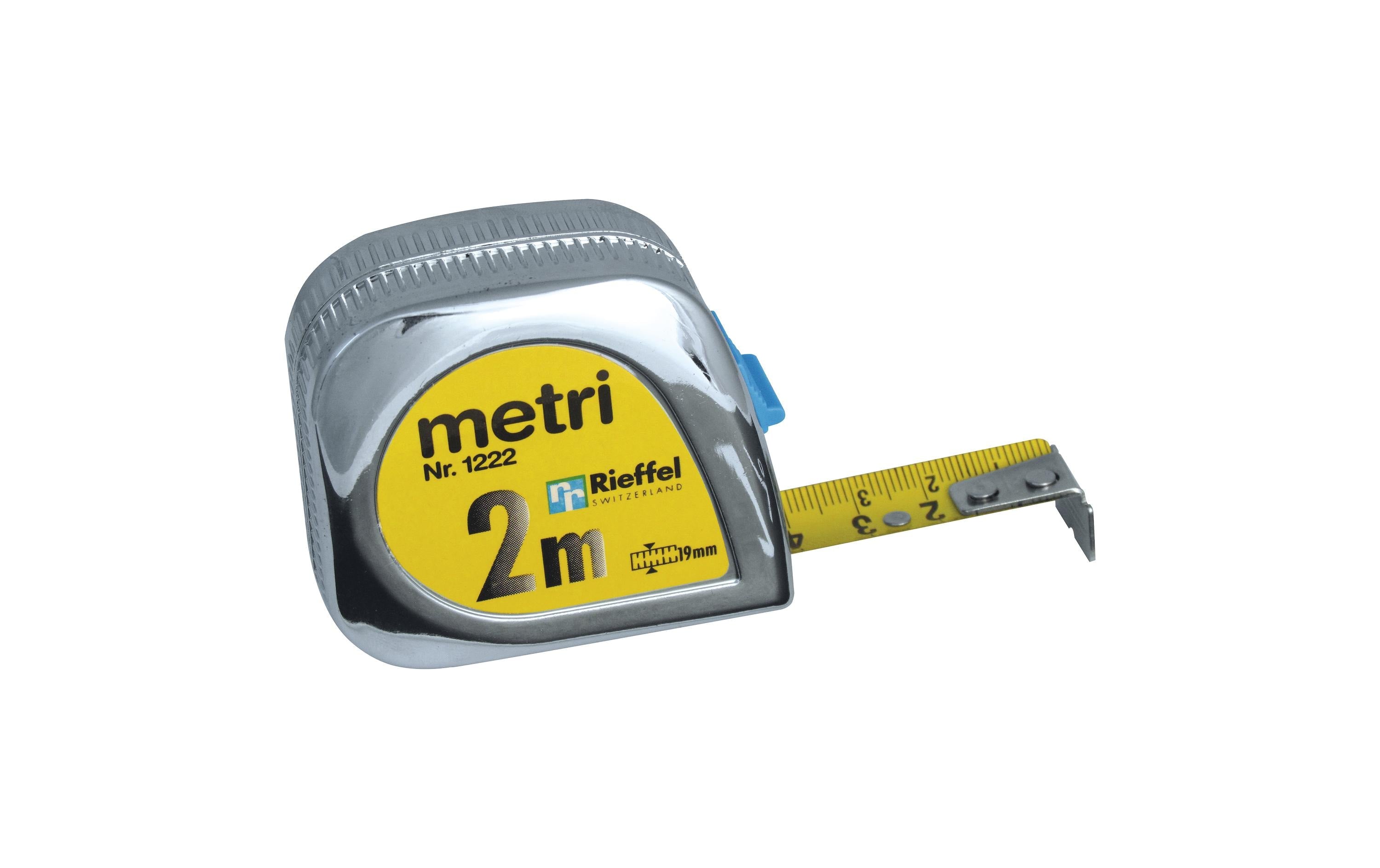 RIEFFEL Rollmeter 2m 1222SB chrom