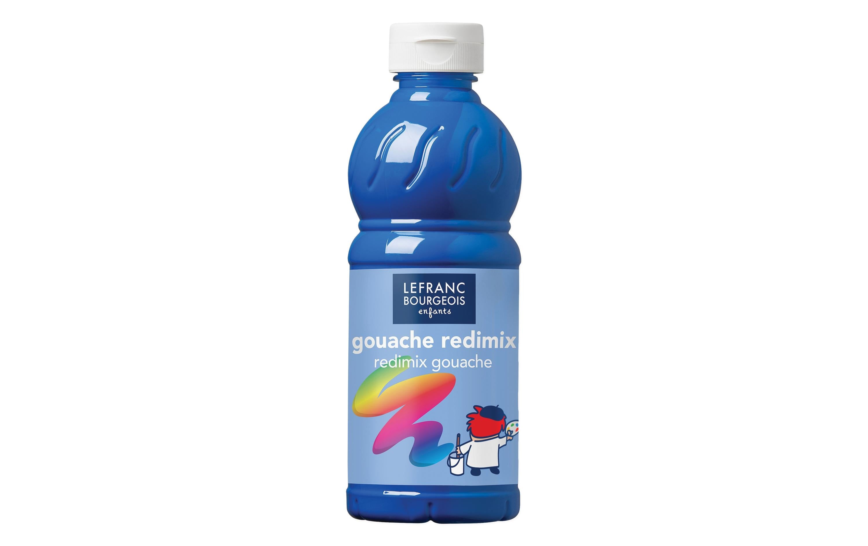 Lefranc Temperafarbe Redimix 500 ml primärblau